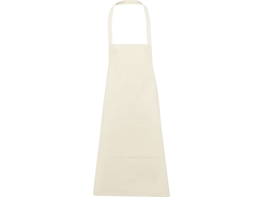 Khana Хлопковый фартук плотностью 280 г/м2, белый