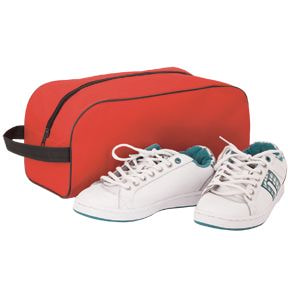 Сумка для обуви "Vega"; красный; 34х16х15 см; полиэстер 600D; шелкография