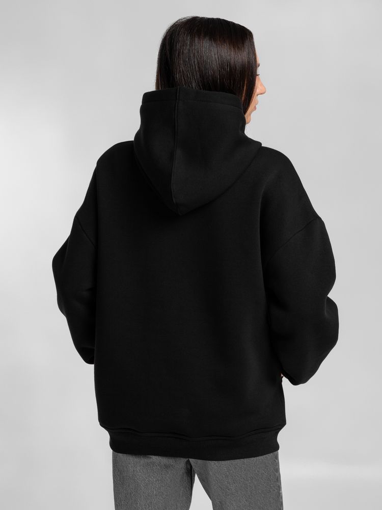 Худи Furry Oversize, черное, размер M/L