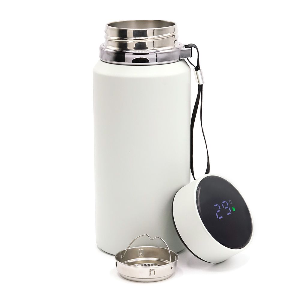 Термос Henzo с дисплеем и инфьюзером, белый