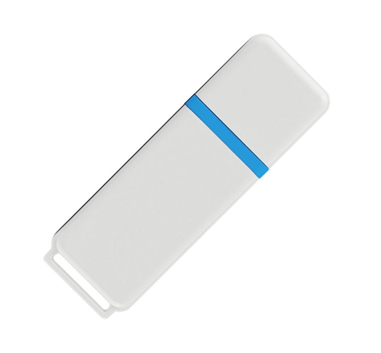 Флеш накопитель USB 2.0 Goodram UMO2 16GB, пластик, белый/голубой