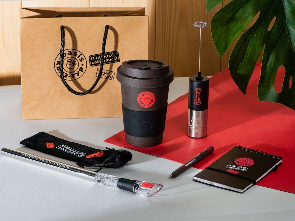 Блокнот B7 «Kaffi», темный кофе