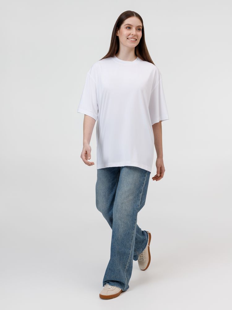 Футболка из бифлекса Morfiss, белая, размер XS/S