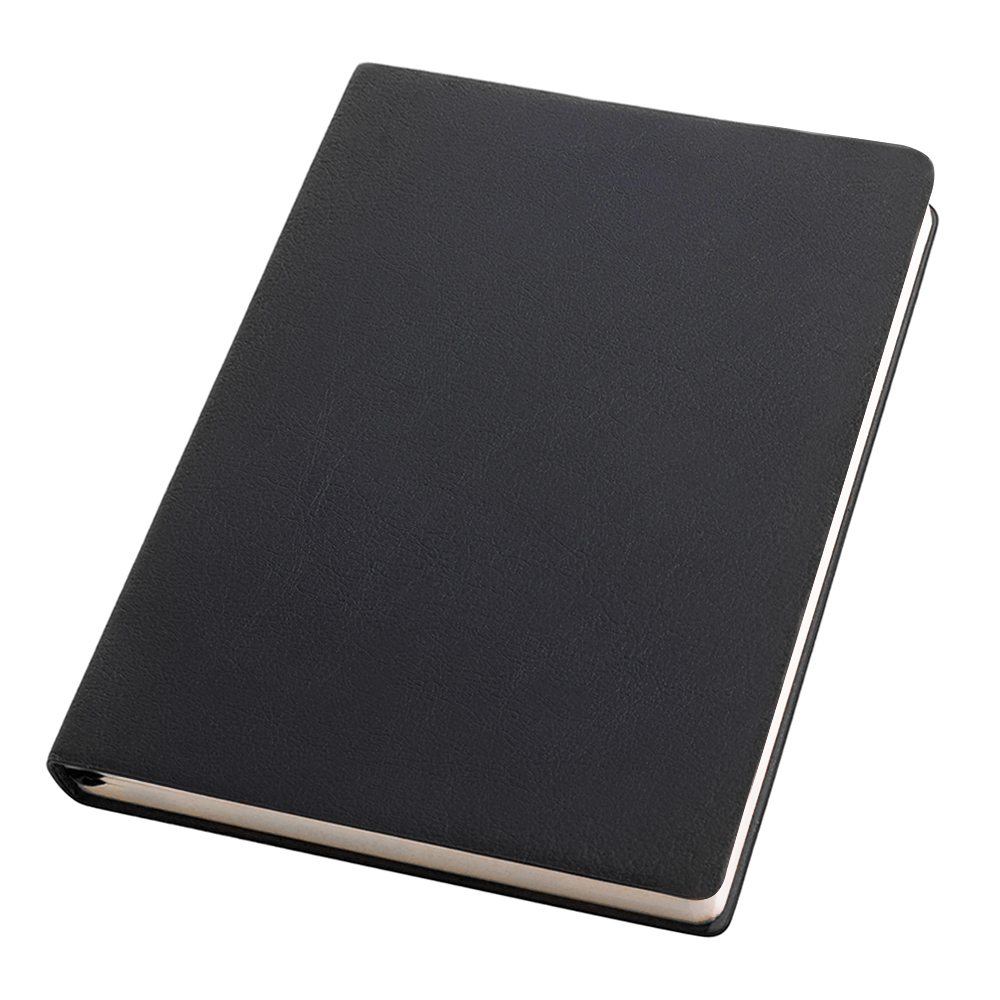 Ежедневник A5 недатированный Franco в мягком переплёте, черный