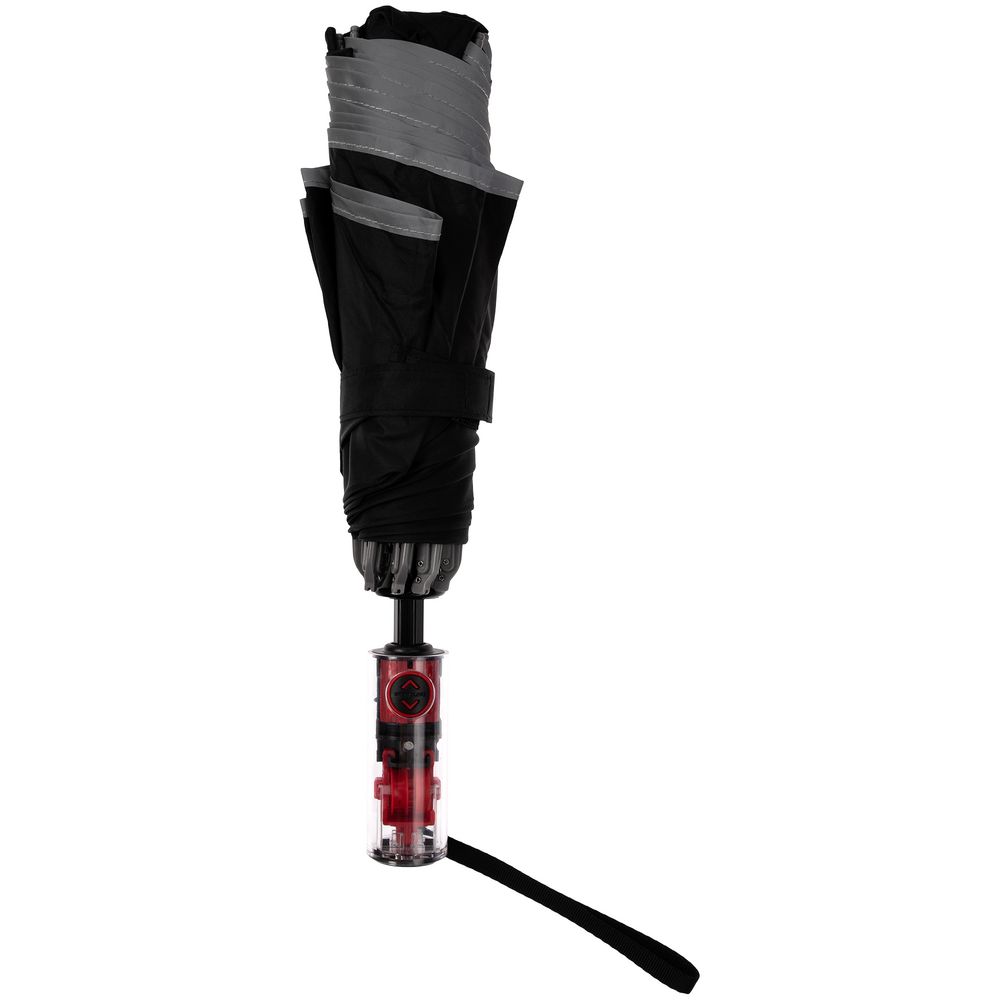 Зонт наоборот складной Futurum, черный Зонт наоборот складной Futurum, черный