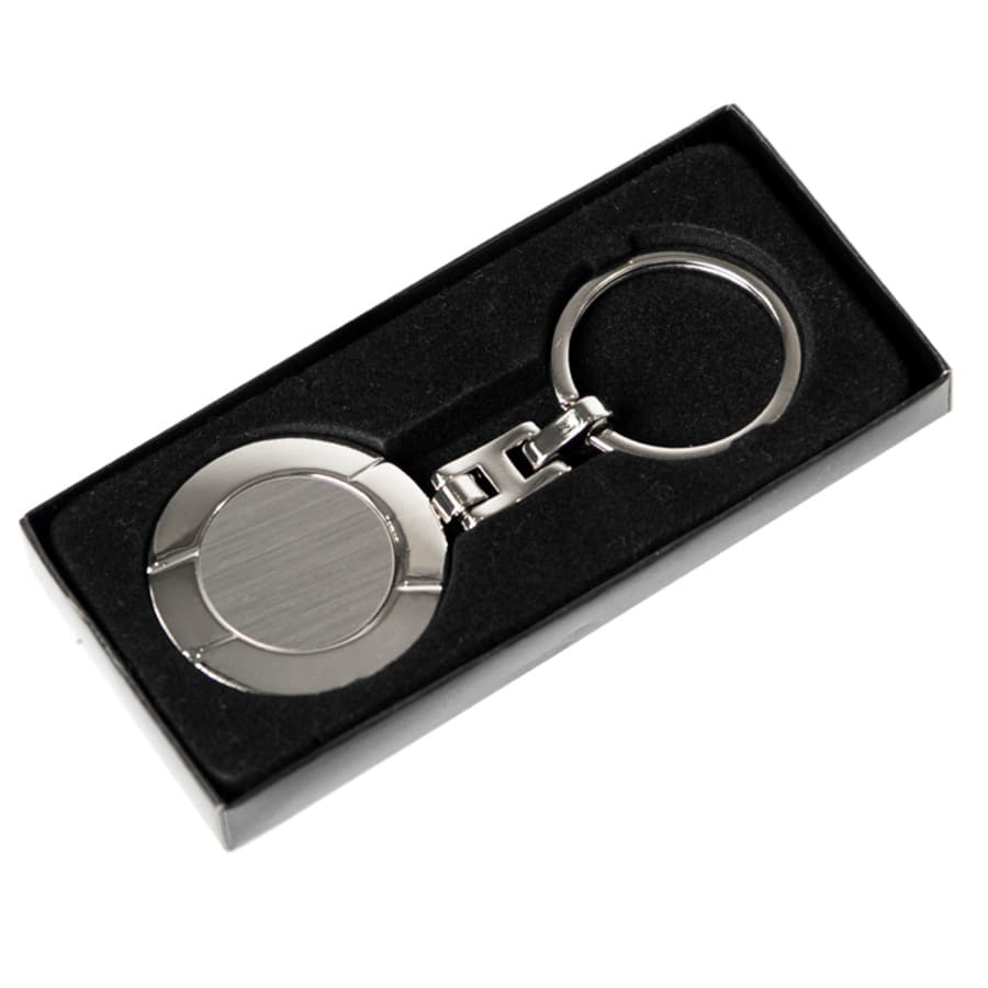 Брелок; 3,7х0,3 см; металл