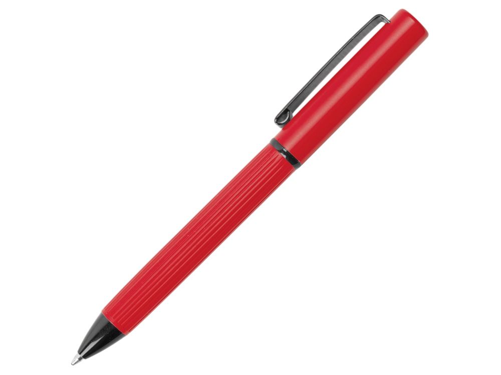 Набор блокнот в гибкой обложке А5 и металлическая шариковая ручка "Nabokov", красный