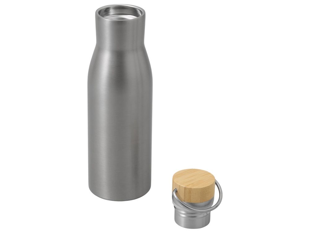 Вакуумная термобутылка с бамбуковой крышкой «Klas», 500 мл