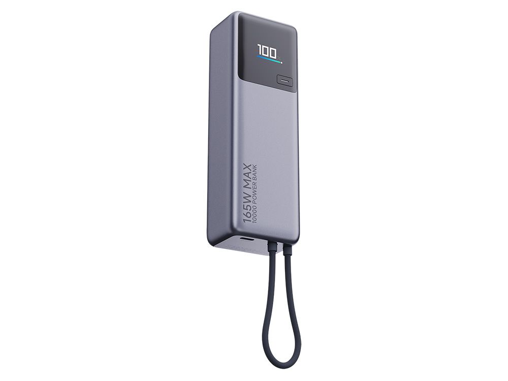 Внешний аккумулятор со встроенным кабелем Xiaomi 165W Power Bank, 10000 мАч