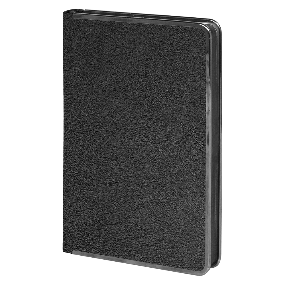 Ежедневник Alfa Techno Soft A5, черный, недатированный