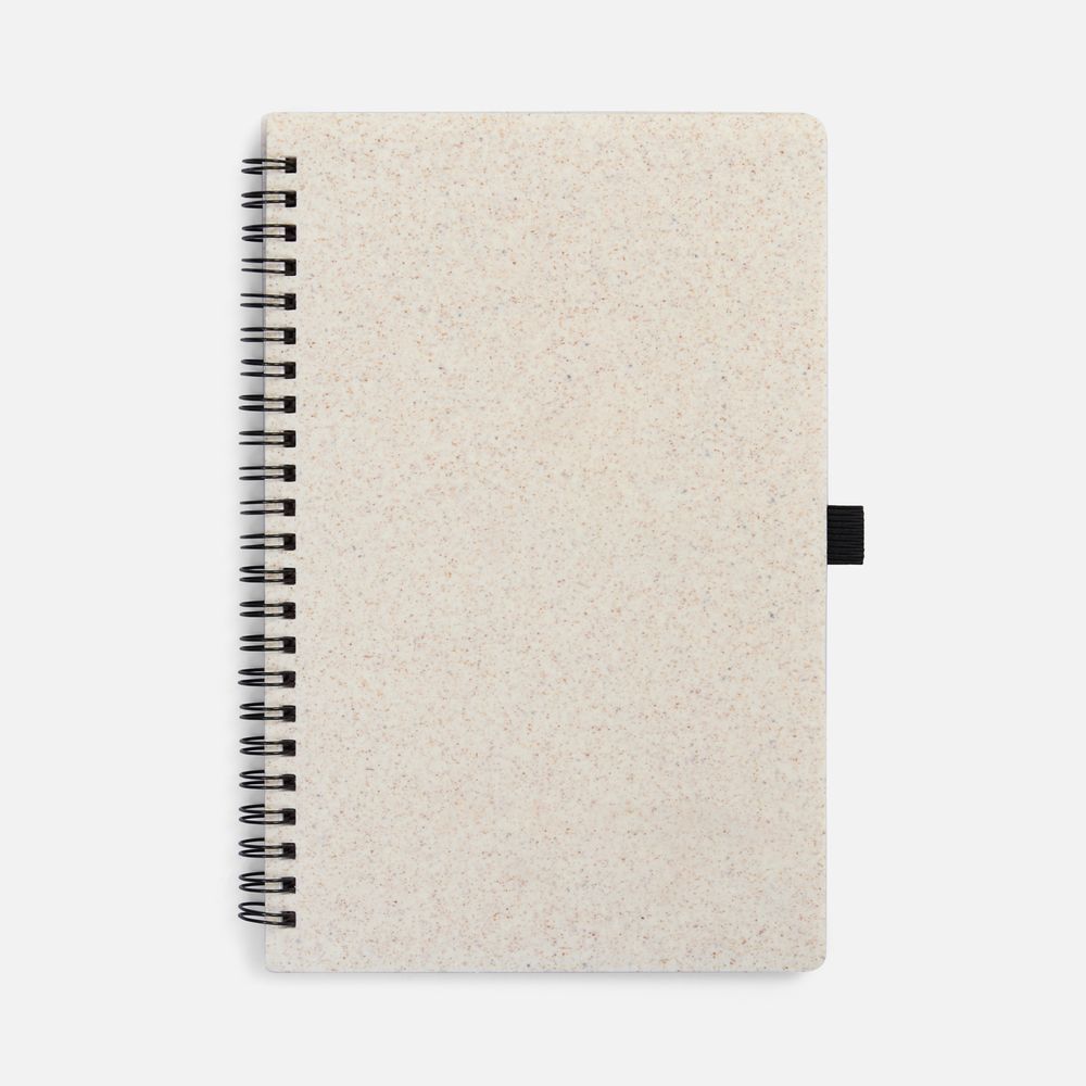 Блокнот на спирали Intrigo, белый