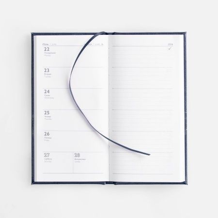 Еженедельник Baza, датированный, синий