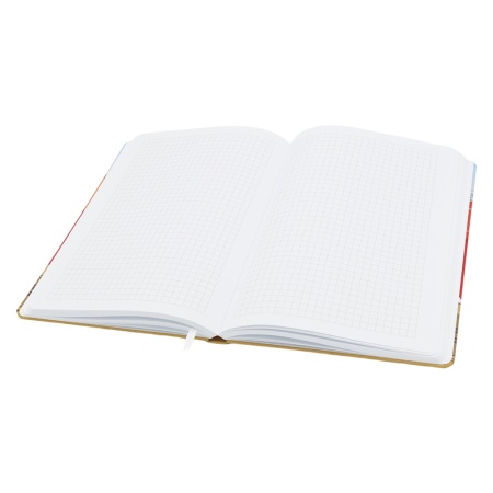 Записная книжка Dziuna Октябрьская в клетку 10,5 x 16 см