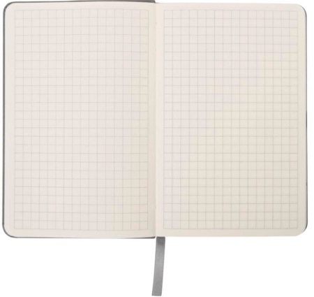 Блокнот "Casual", 90 × 140 мм,  оранжевый,  твердая обложка, резинка 7 мм, блок-клетка