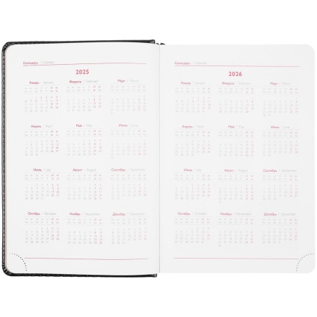 Ежедневник Faro, датированный, черный