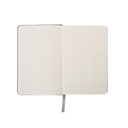 Бизнес-блокнот "Casual", 115 × 160 мм,  красный, твердая обложка, резинка 7 мм, блок-клетка