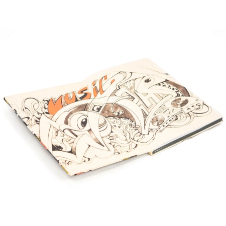 Записная книжка в клетку 15.5x21 Граффити R1-2443844